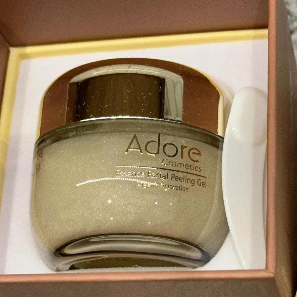 Adore Unisex 1.7oz Facial Peeling Gel‎ Gold Essence Organic Exfoliating Luxury